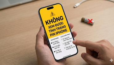 Không xem được tình trạng pin iPhone 17: Nguyên nhân và cách khắc phục 